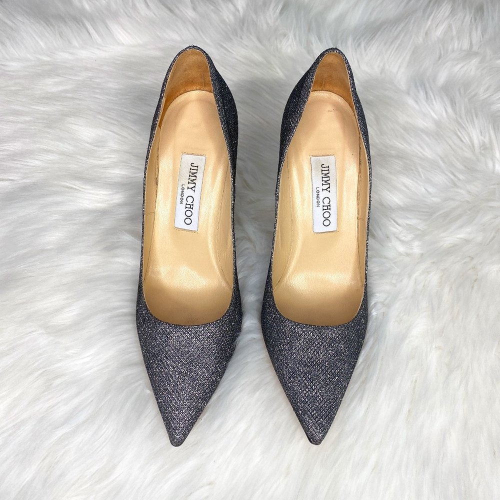Jimmy Choo Glitter Stilettos